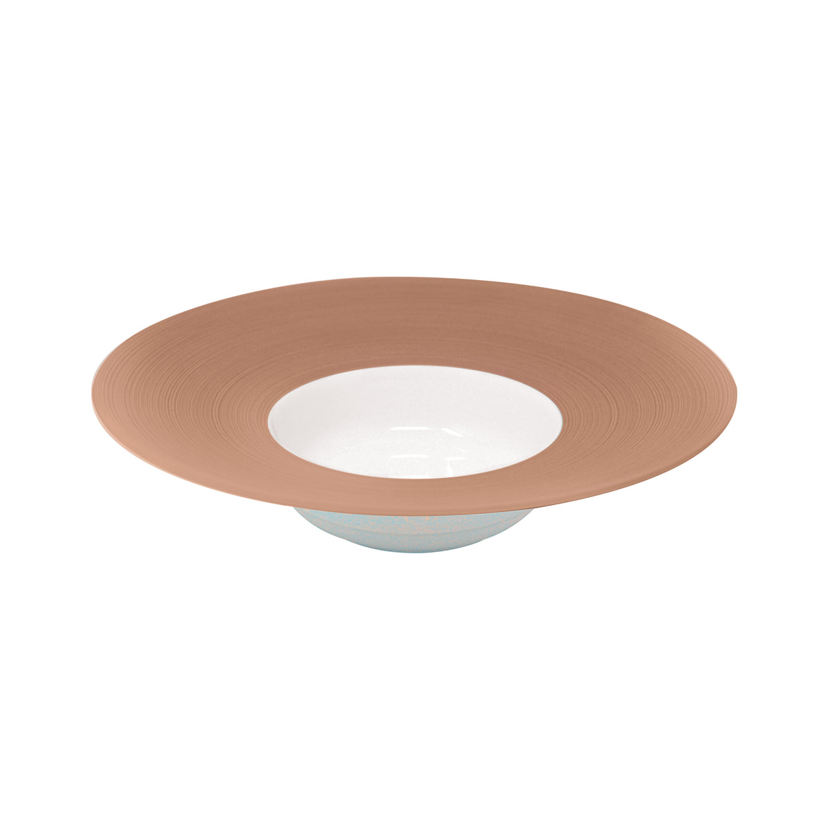 HEMISPHERE Metallic pink - Rim soup plate, large
