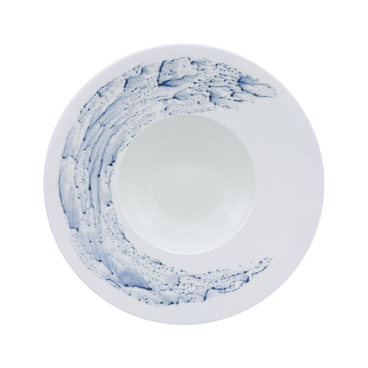 BLUE IMPRESSION - Rim soup plate JDC