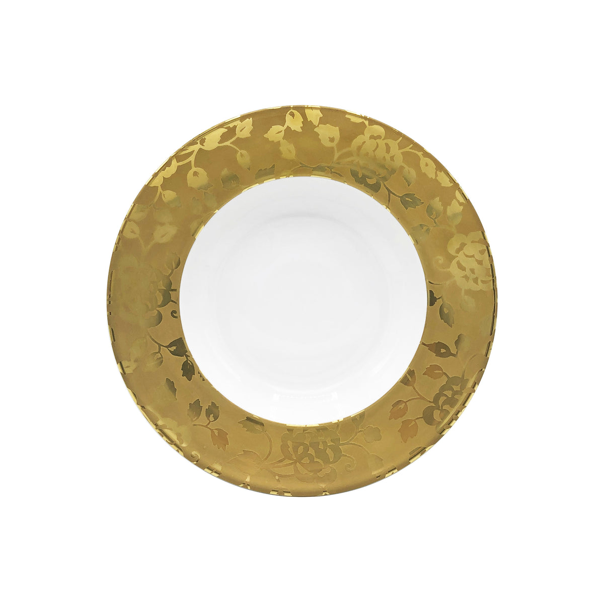 CHARDONS Gold inlay - Rim soup plate MM