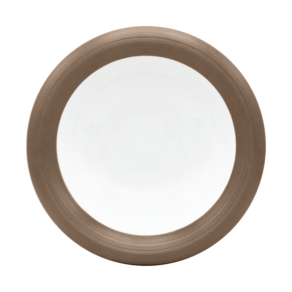 HEMISPHERE Metallic Grey - Bubble soup plate