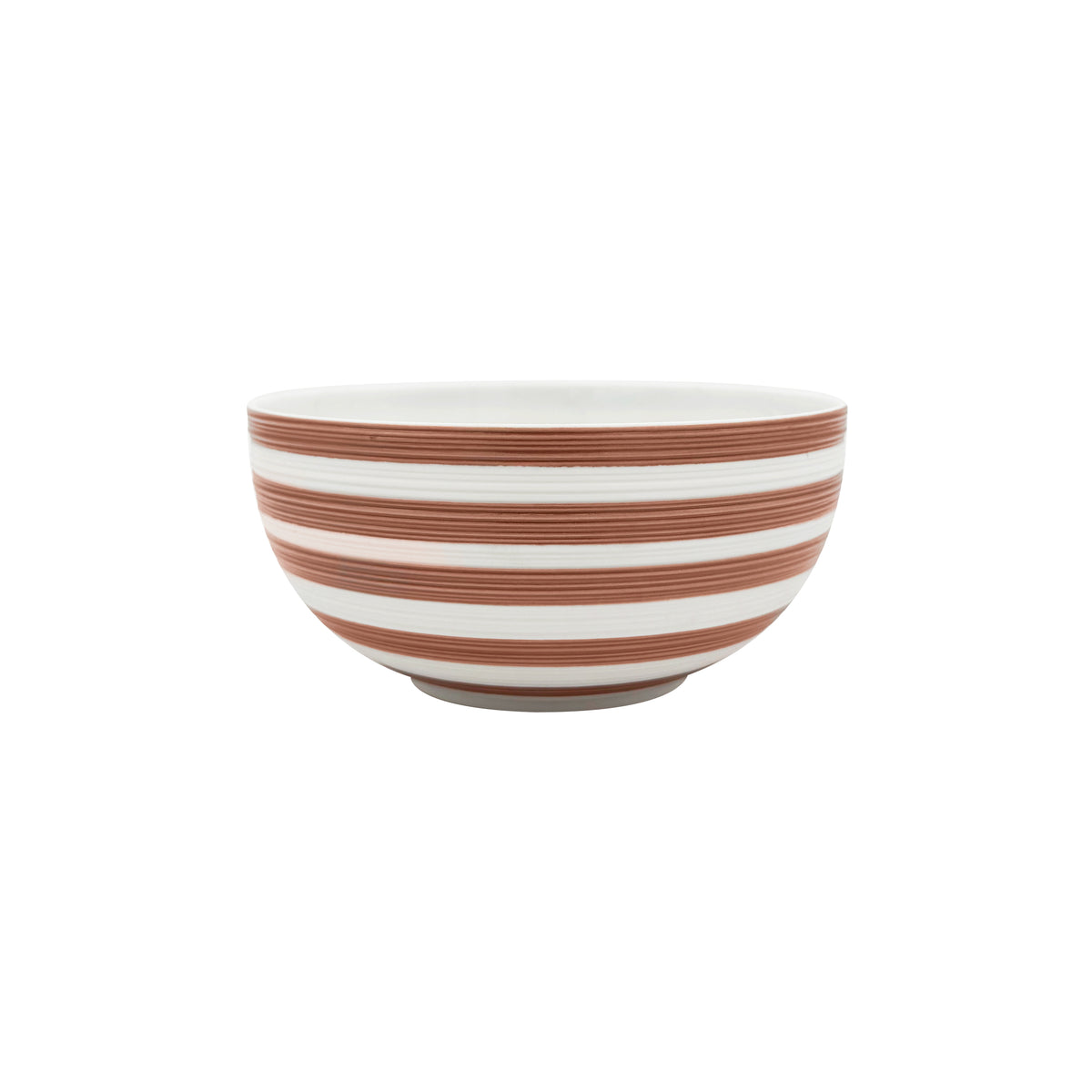 HEMISPHERE Rayé Rose Métallique - Bol à soupe