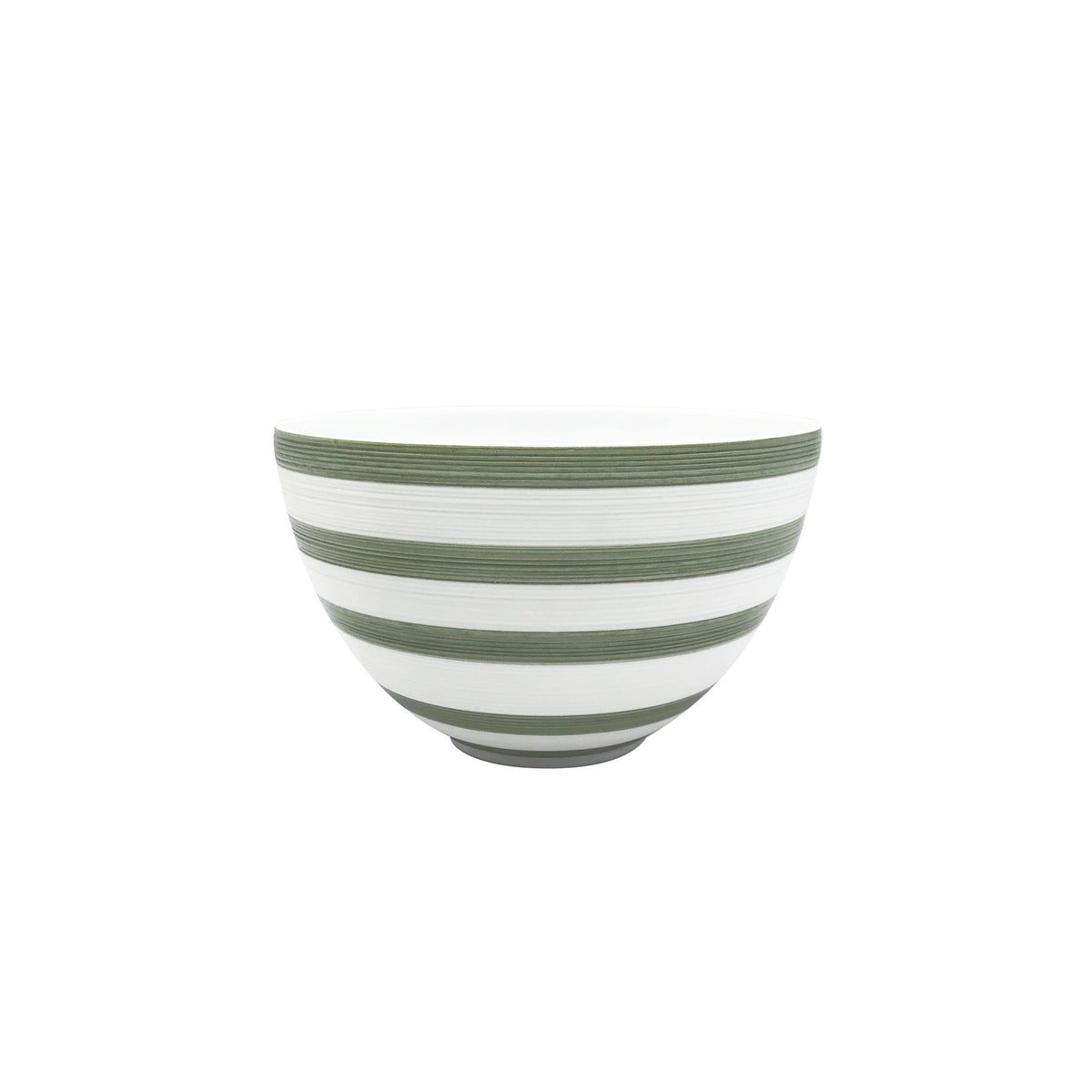 HEMISPHERE Striped Khaki Green - Bowl, maxi