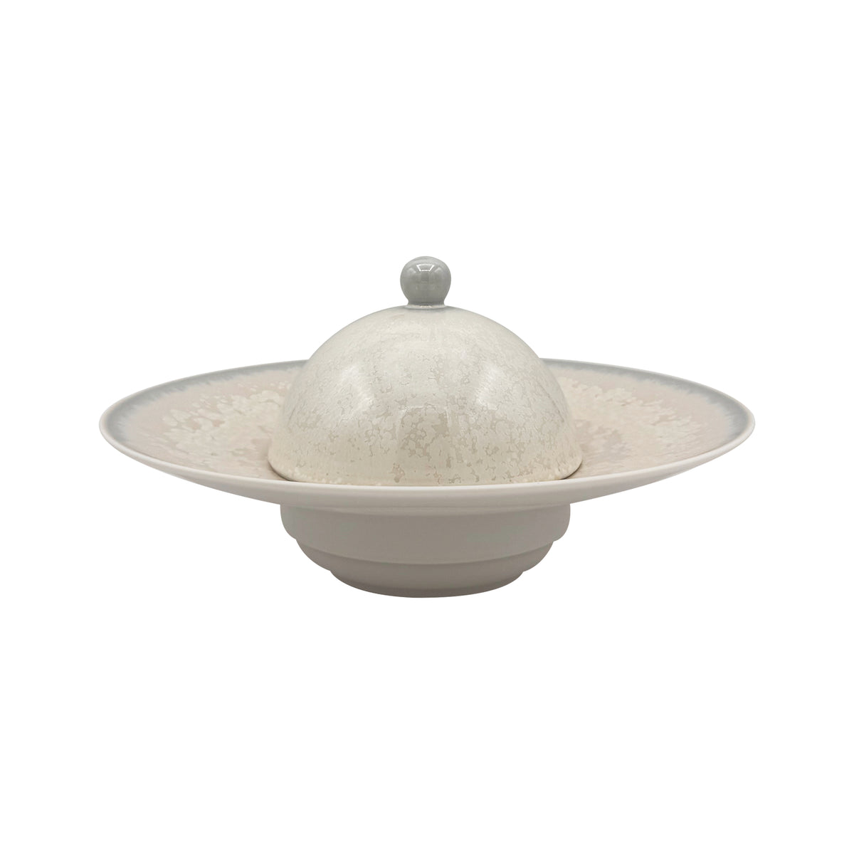 SONG Perle - Cloche, Assiette creuse à aile