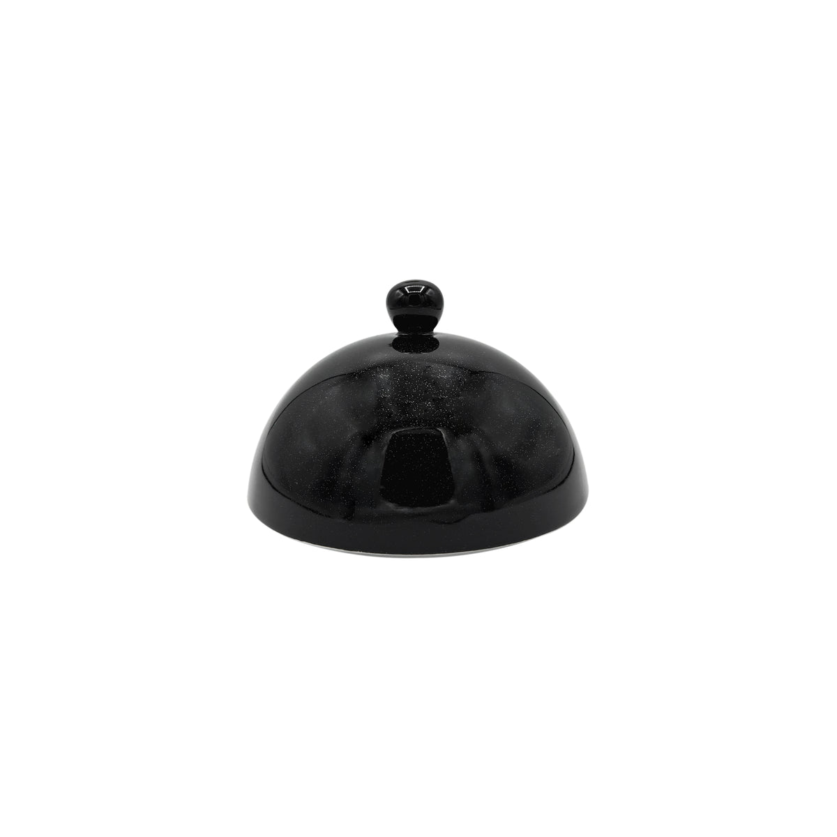 NOIR PAILLETÉ - Cloche, Assiette creuse à aile