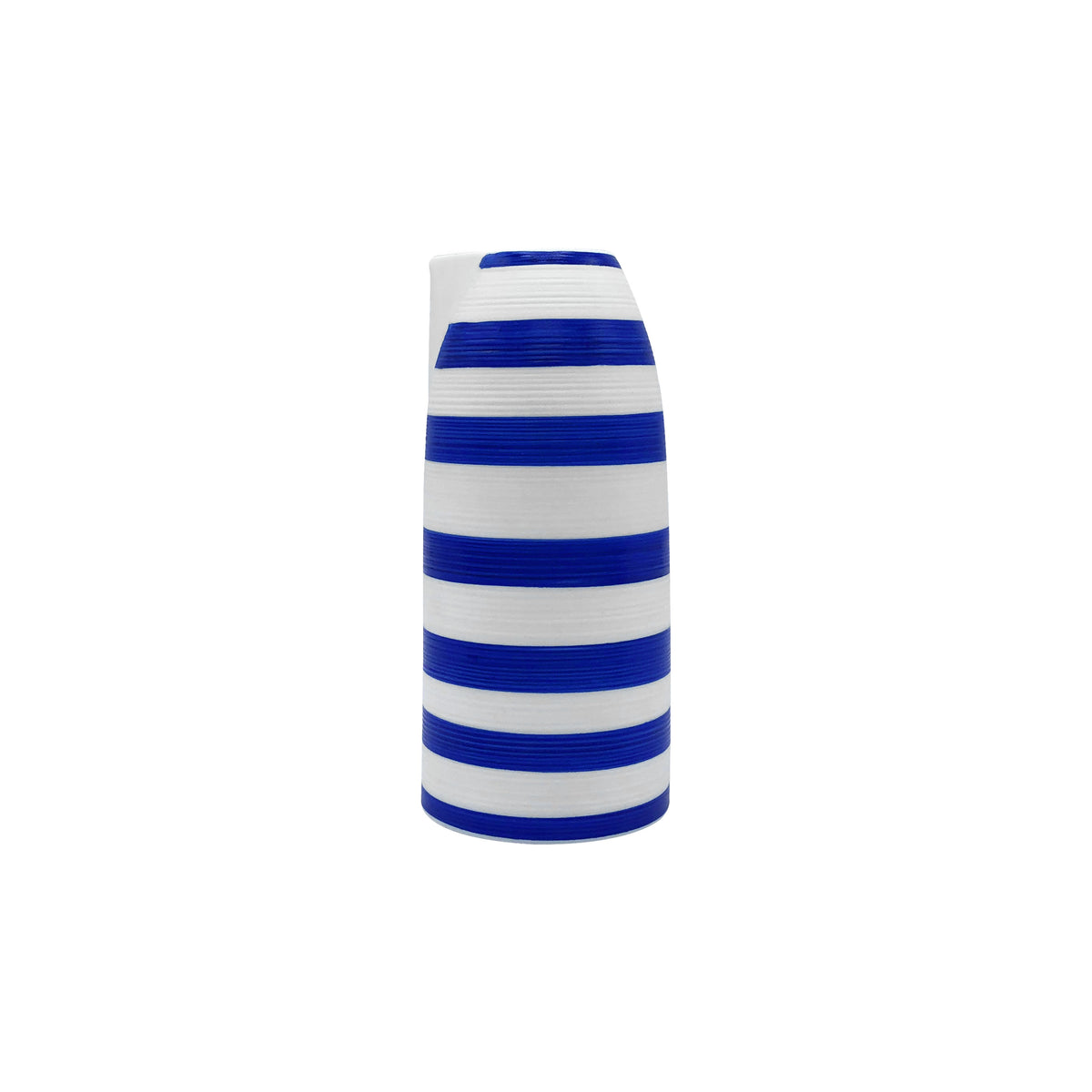 HEMISPHERE Striped Royal Blue - Sake jug, large
