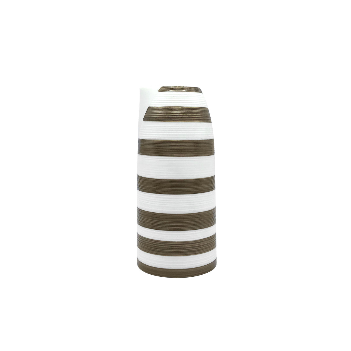 HEMISPHERE Striped Metallic Grey - Sake jug, large