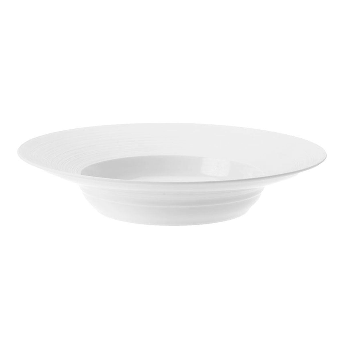 HEMISPHERE White Satin - Deep dish with wing