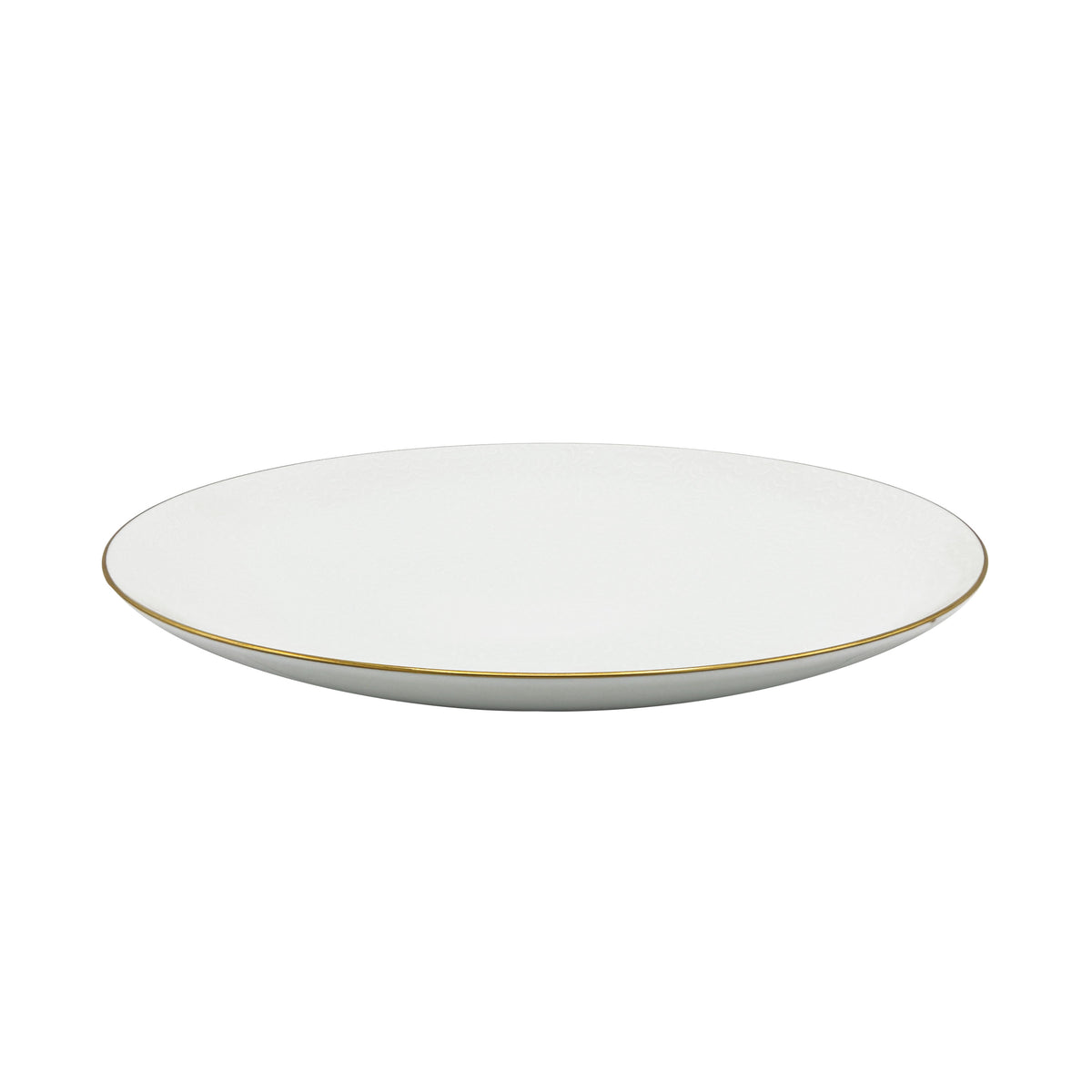ARJUNA Blanc Filet Or - Plat plat maxi