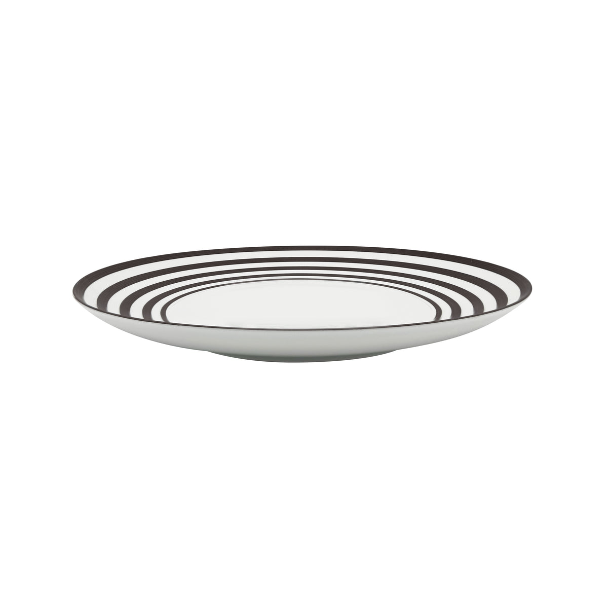 HEMISPHERE Rayé Sépia - Plat plat à aile