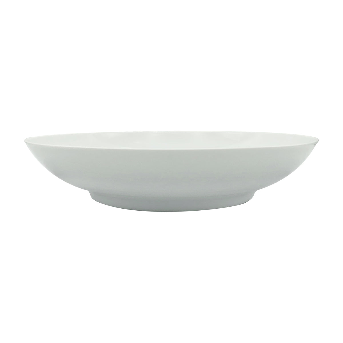 TELLURE White - Flat round dish, maxi