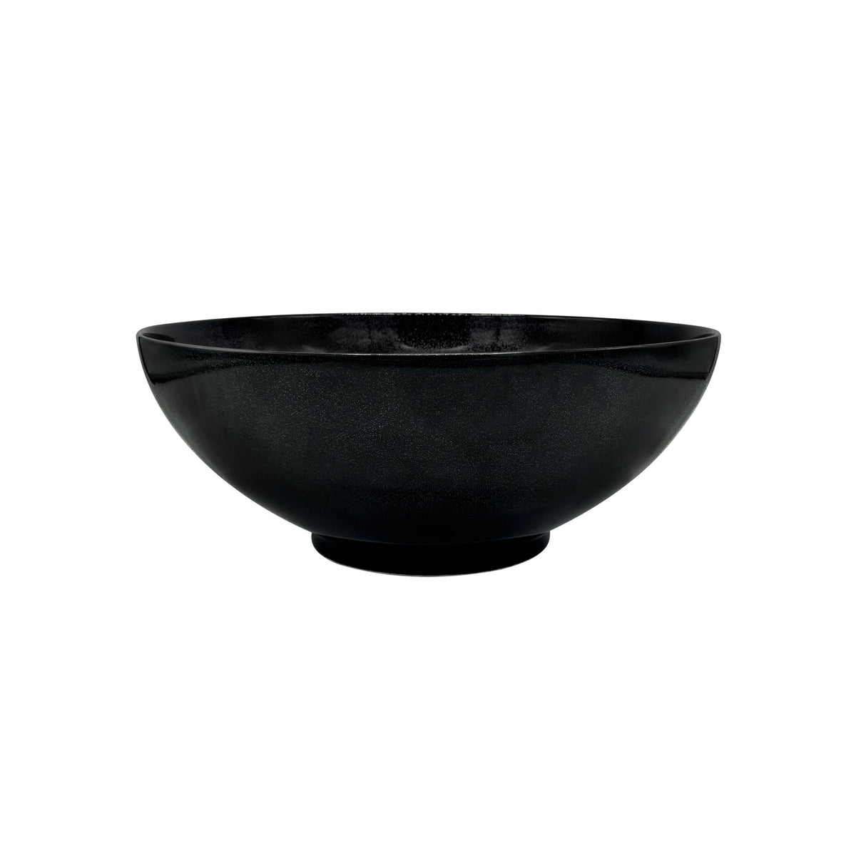 NOIR PAILLETÉ - Salad serving bowl, medium