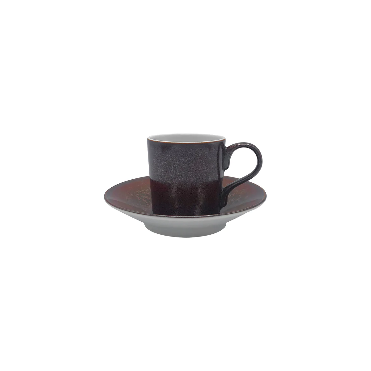 RED GRANITE - Coffee set (cup & saucer)