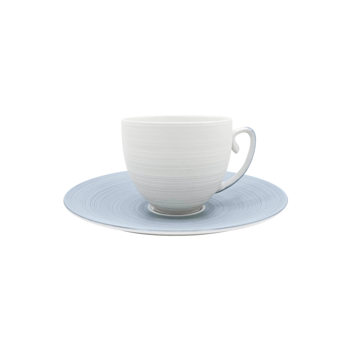 HEMISPHERE Bleu Orage - Tasse cappuccino & soucoupe