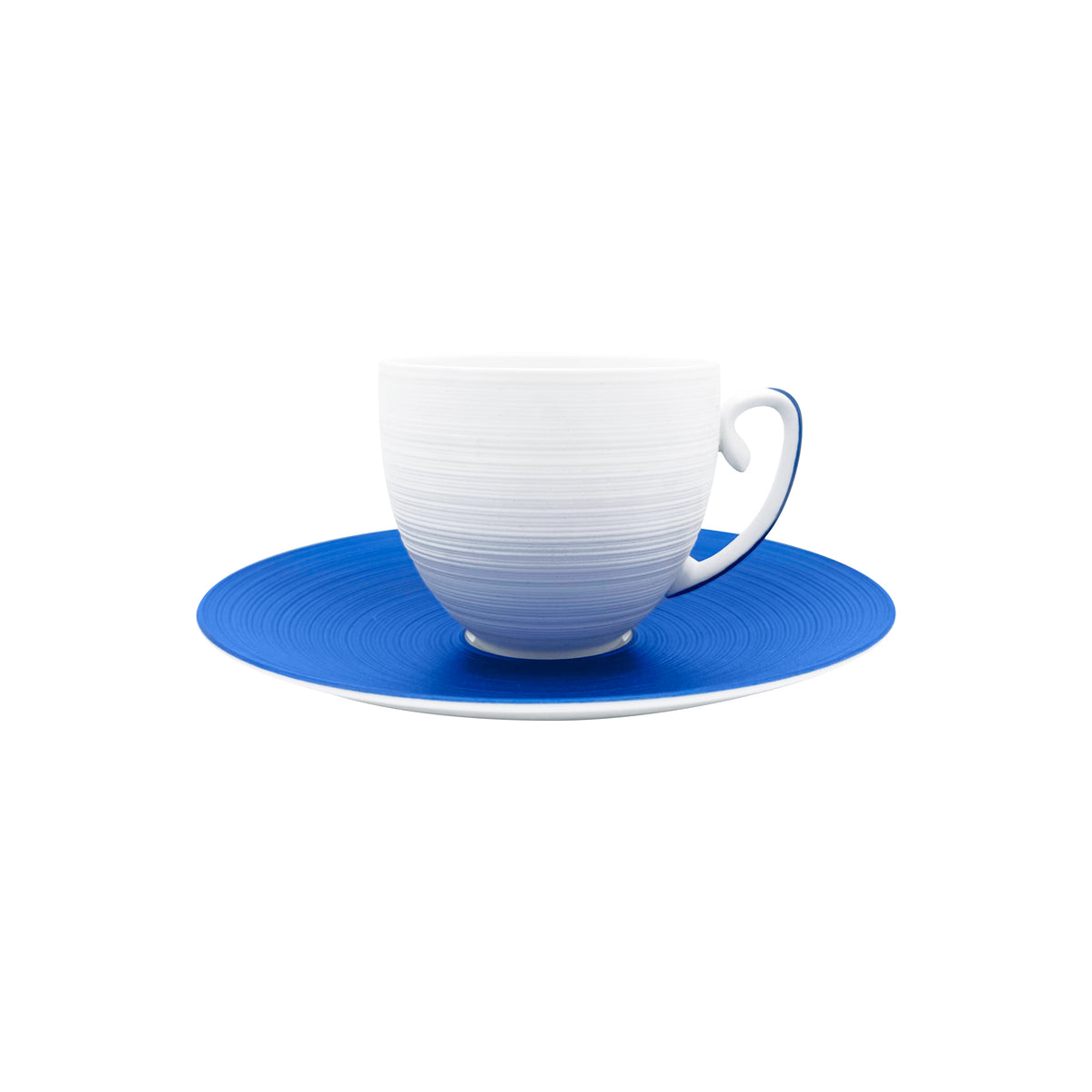 HEMISPHERE Bleu Roi - Tasse cappuccino & soucoupe