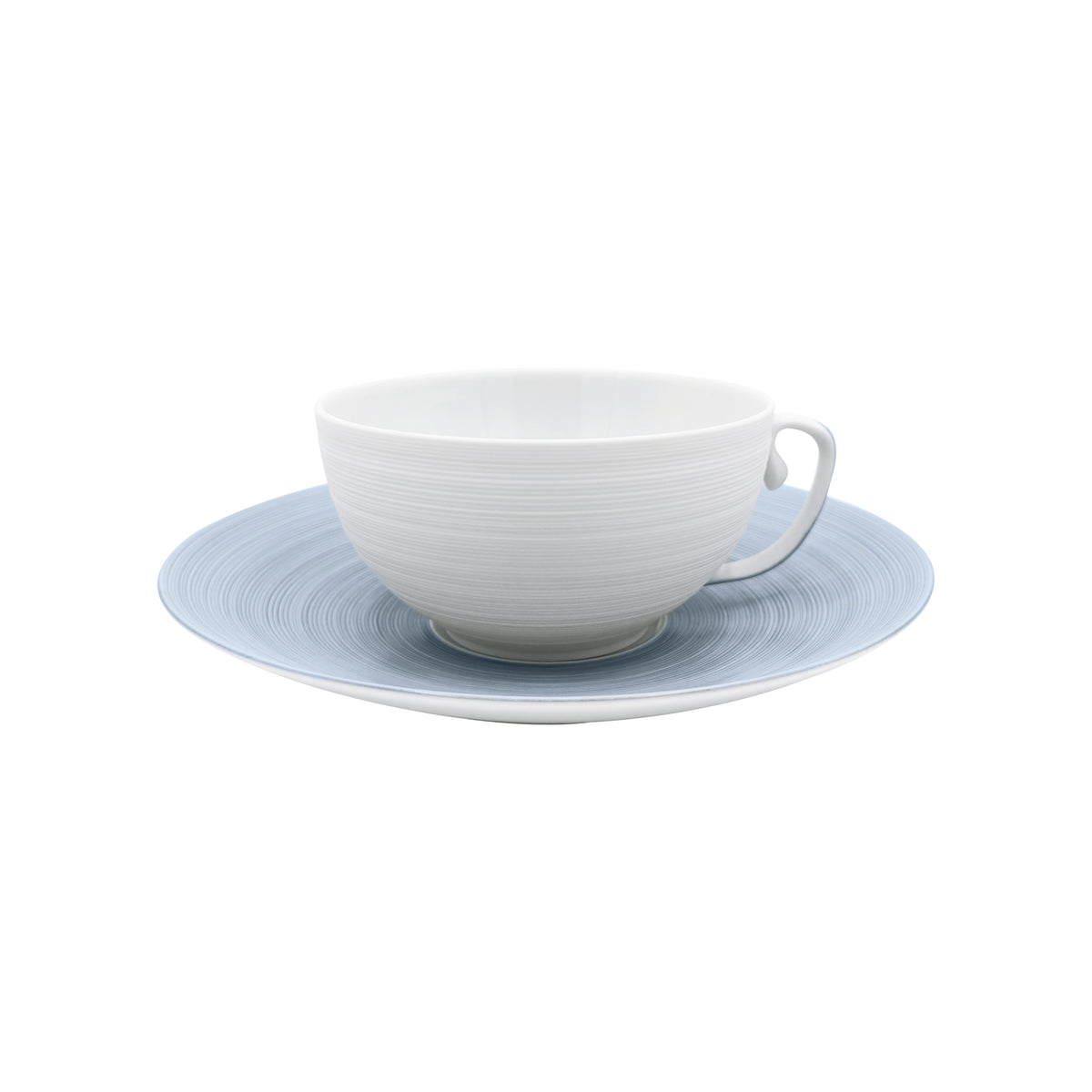 HEMISPHERE Bleu Orage - Tasse déjeuner & soucoupe