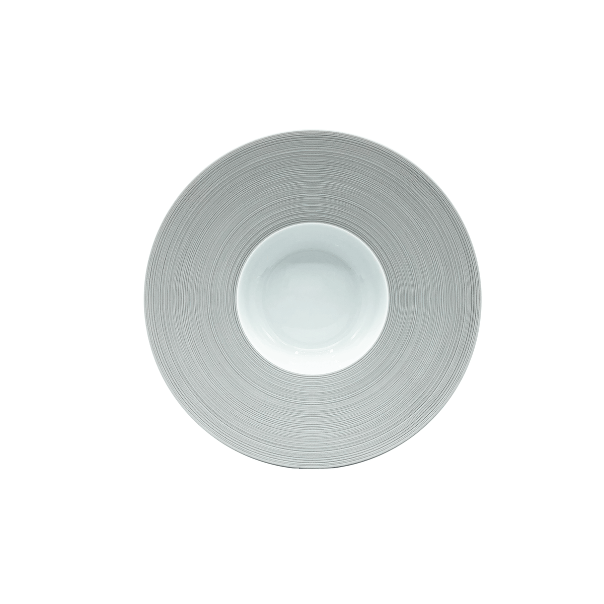 HEMISPHERE Grey - Rim soup plate, large