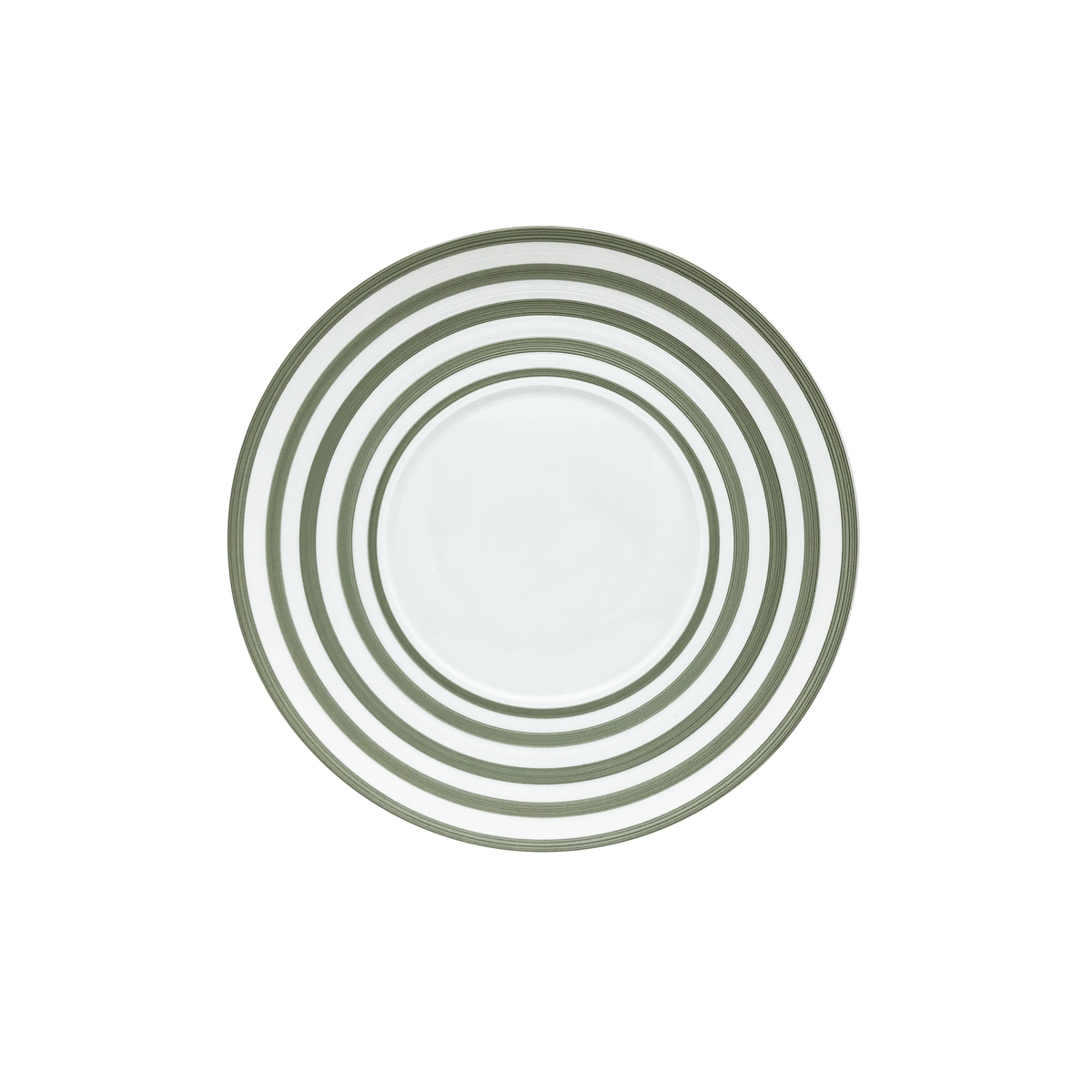HEMISPHERE Khaki green striped - Dinner plate