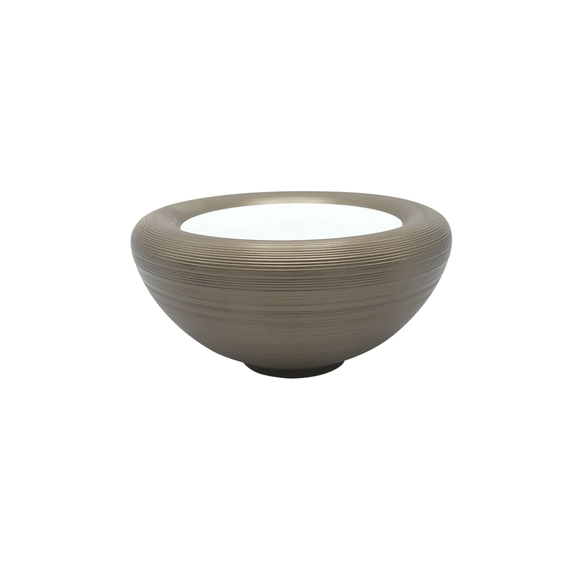 HEMISPHERE Metallic Grey - Bubble bowl