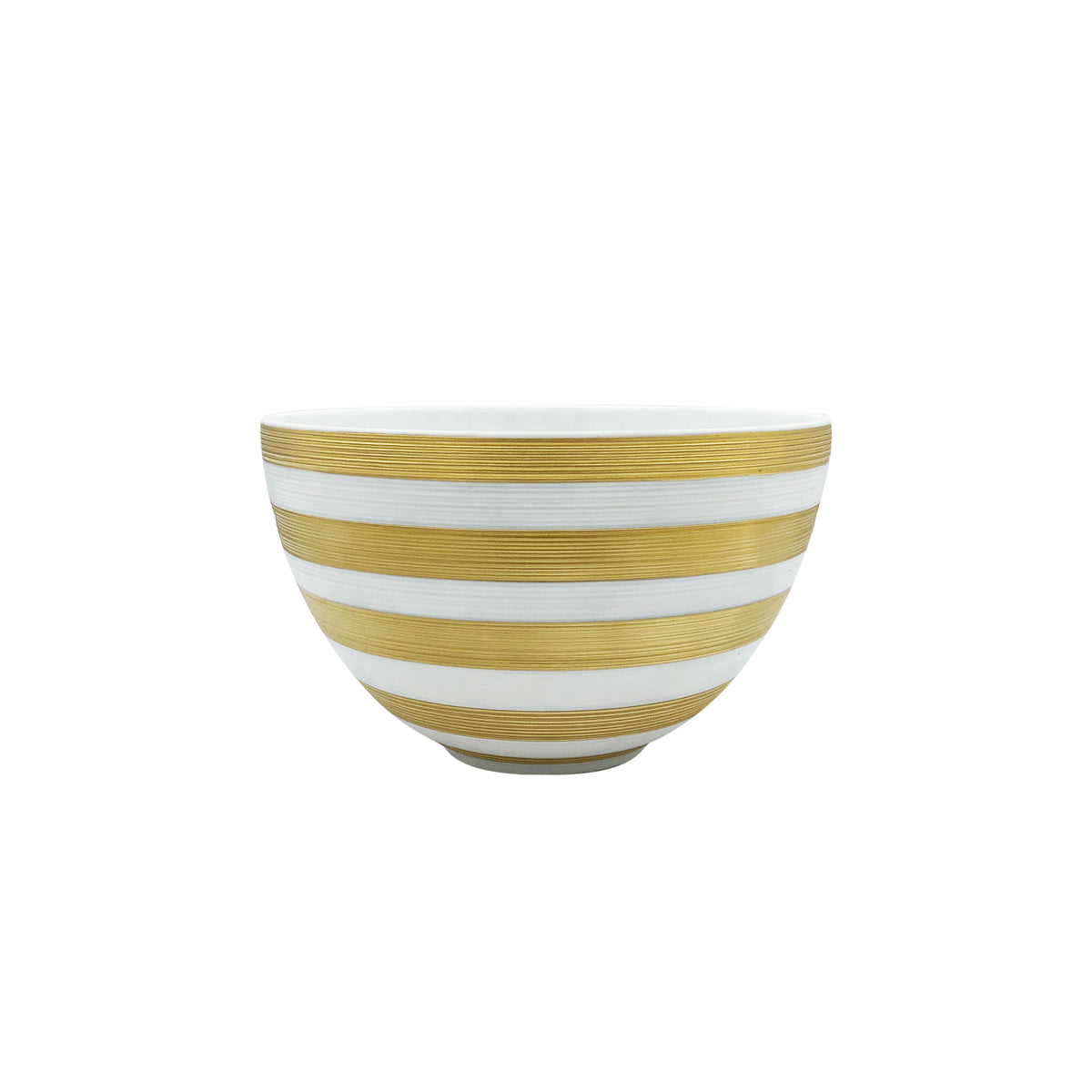 HEMISPHERE Gold stripes - Bowl, maxi