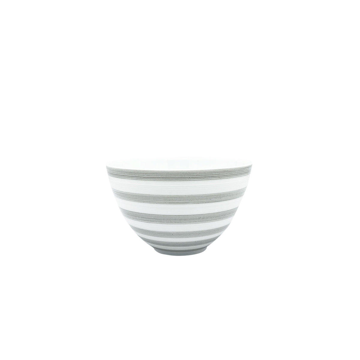 HEMISPHERE Striped Grey - Bowl, medium