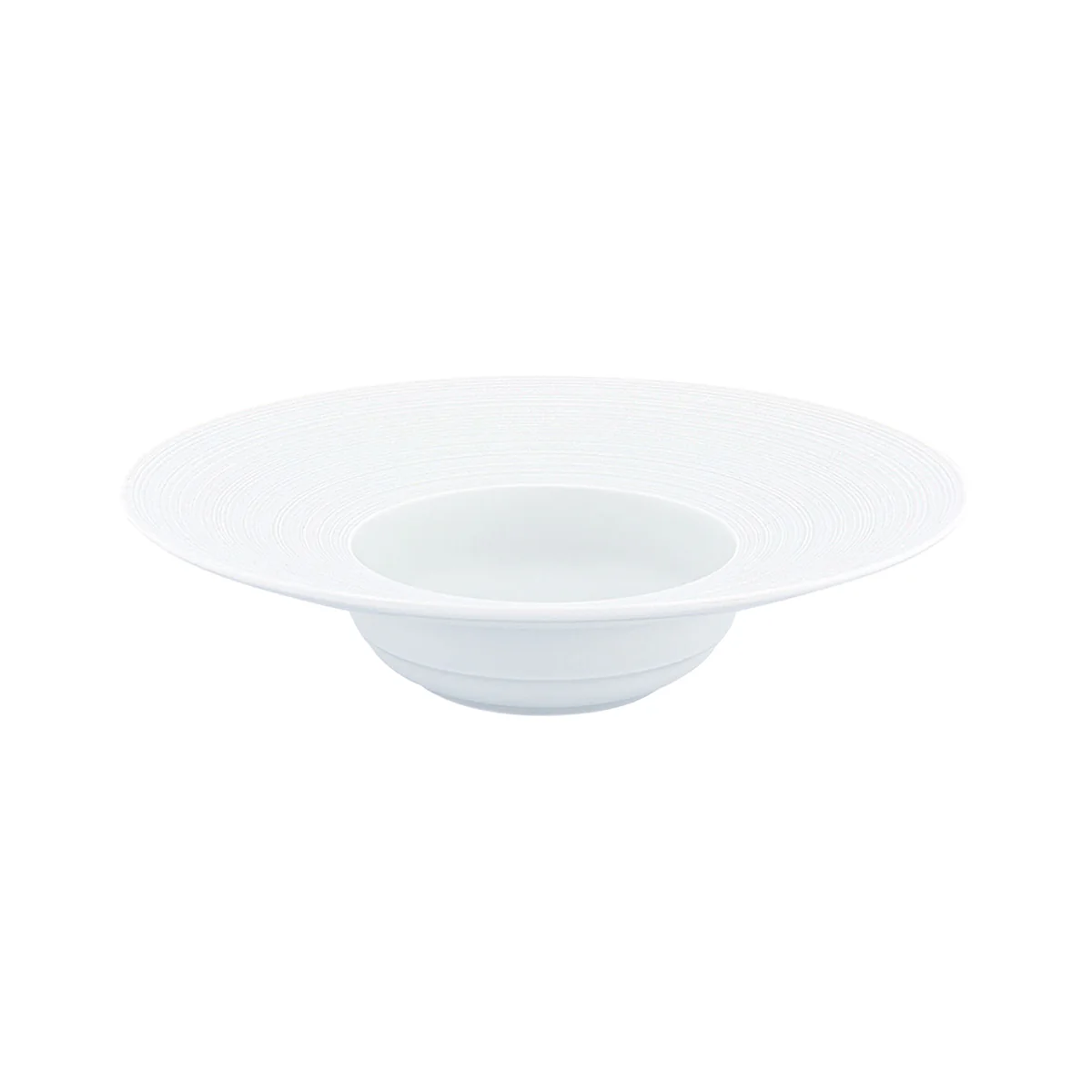 HEMISPHERE White Satin - Rim soup plate, large