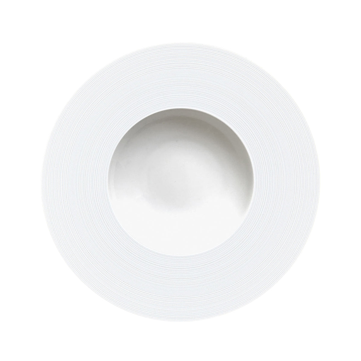 HEMISPHERE White Satin - JDC rim soup plate