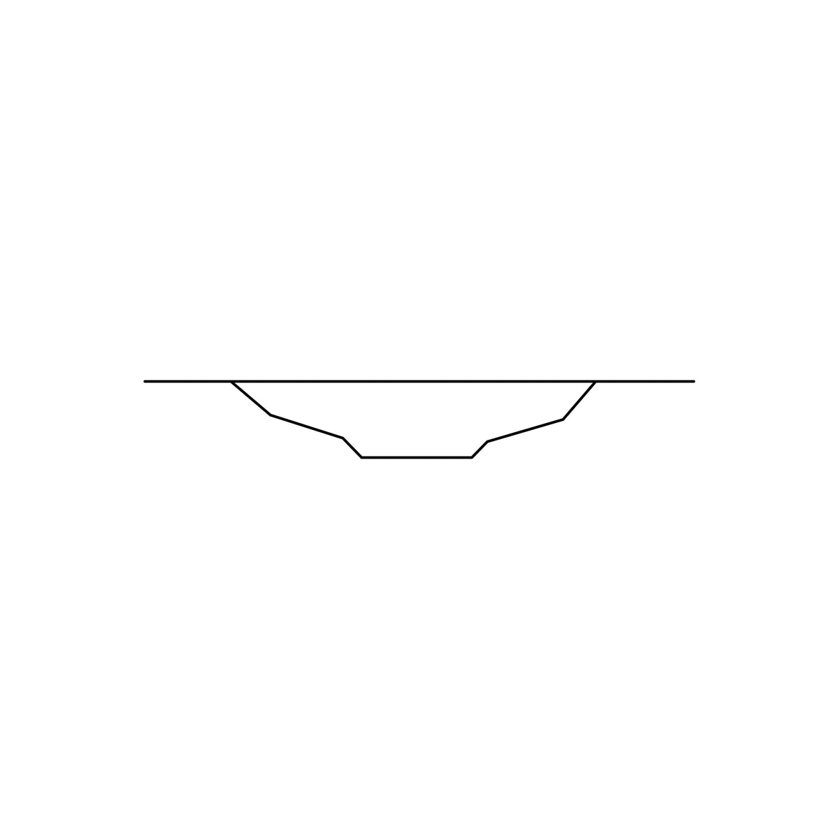 TELLURE White - Rim soup plate JDC