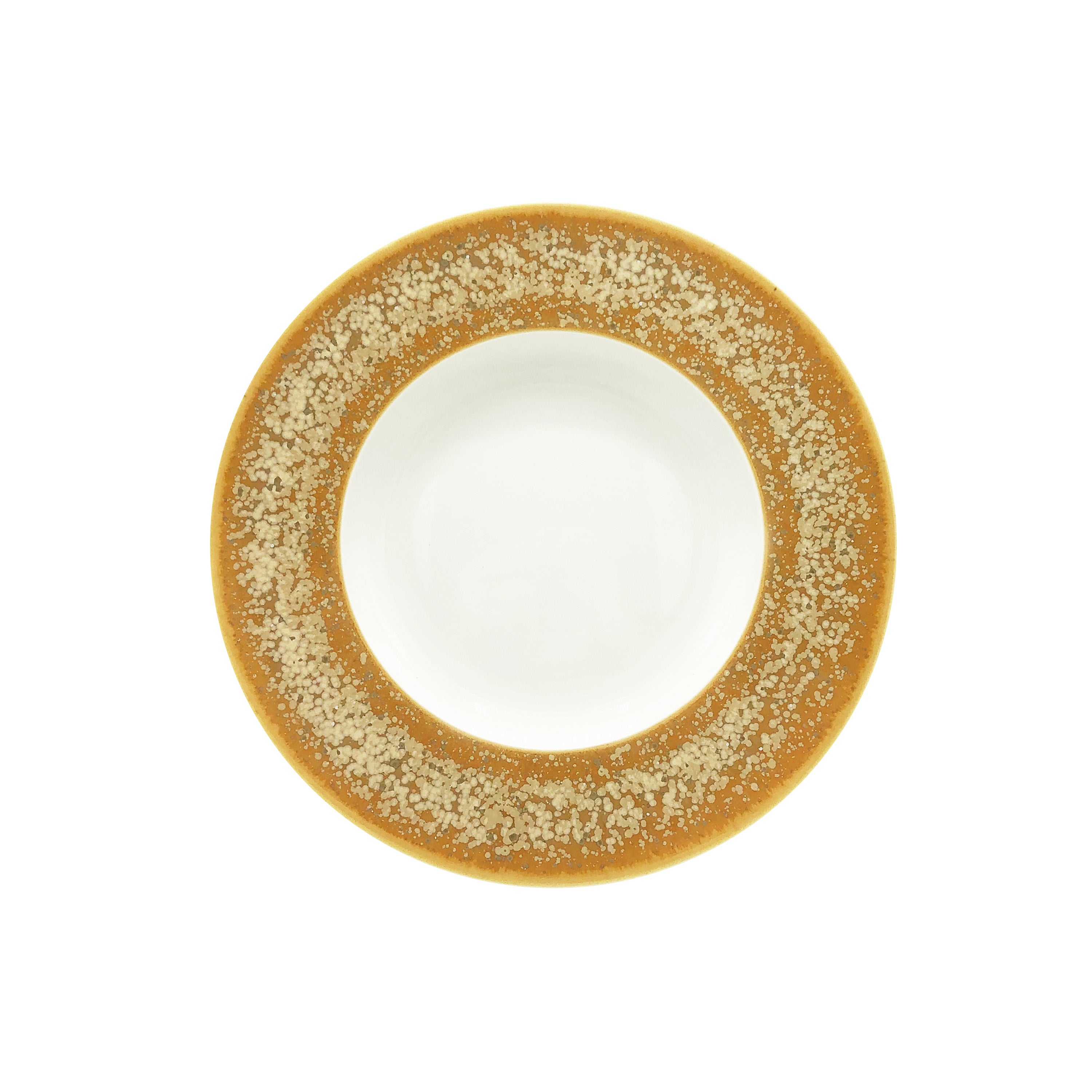 SONG Ocre Rim soup plate MM 2011 J.L Coquet Jaune de Chrome