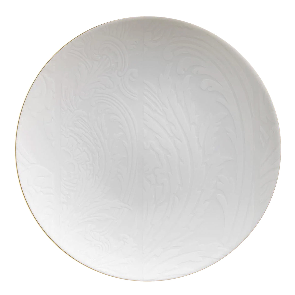 INDIANS White on White Gold Net - Charger plate