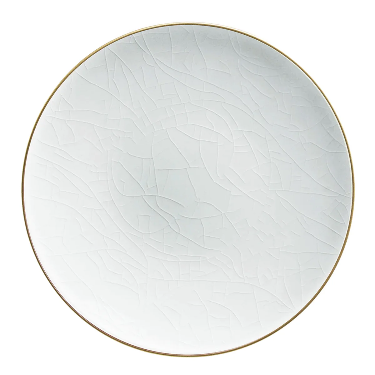 CRAQUELÉ Iceberg gold net - Charger plate
