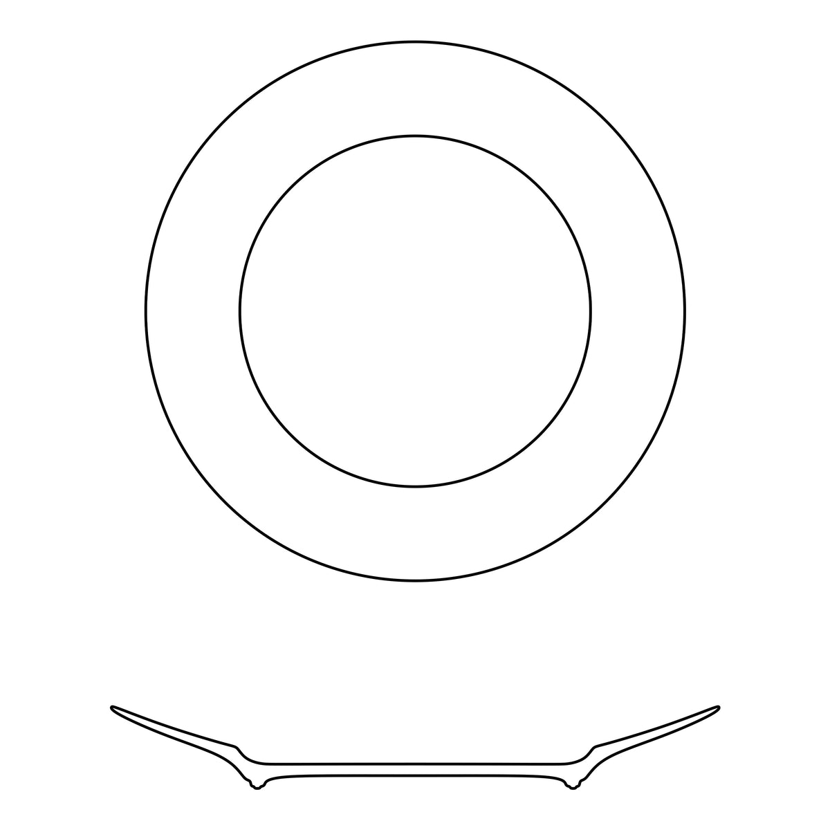 SWAN - Charger plate