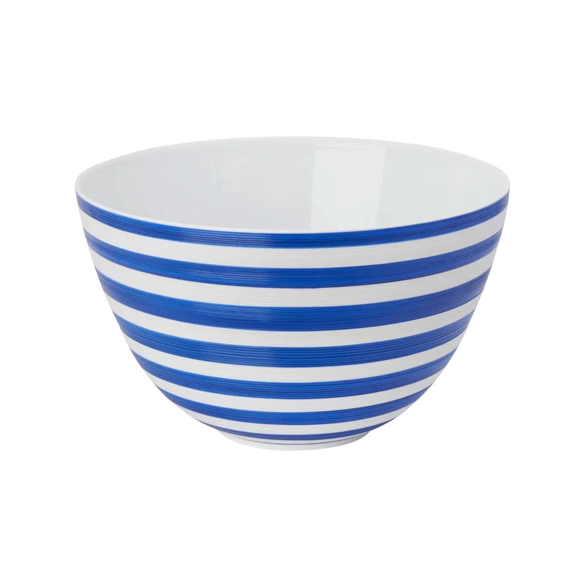 HEMISPHERE Striped Royal Blue - Salad serving bowl, maxi