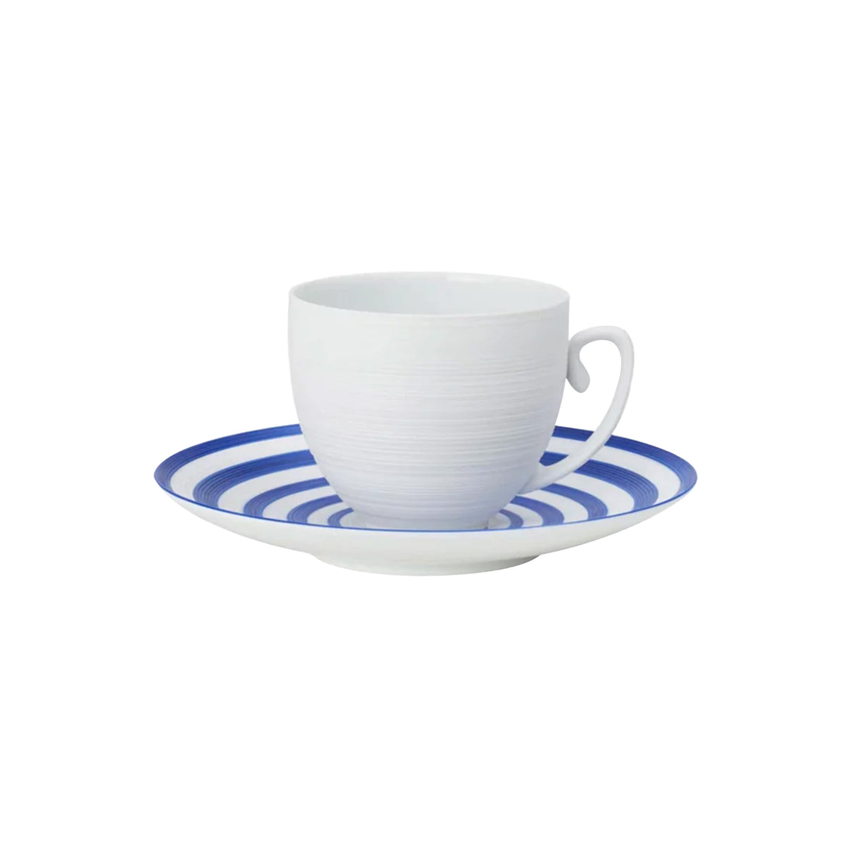 HEMISPHERE King Blue Striped - Cappuccino cup & saucer