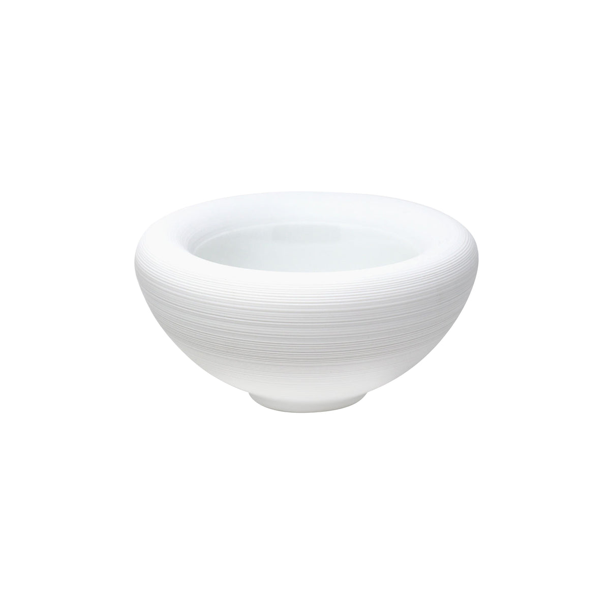 HEMISPHERE White Satin - Bubble bowl