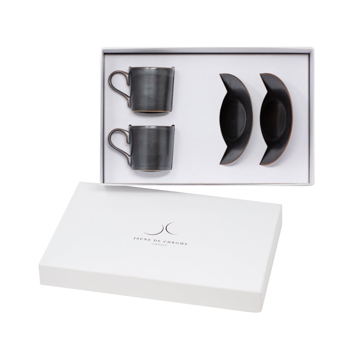 BORA BORA - Boxed set two coffee cups & saucers