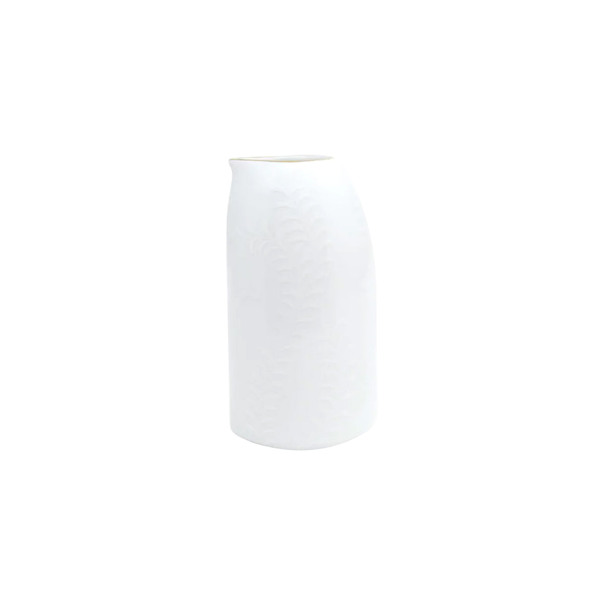 ARJUNA white on white mesh Gold - Sake jug, small