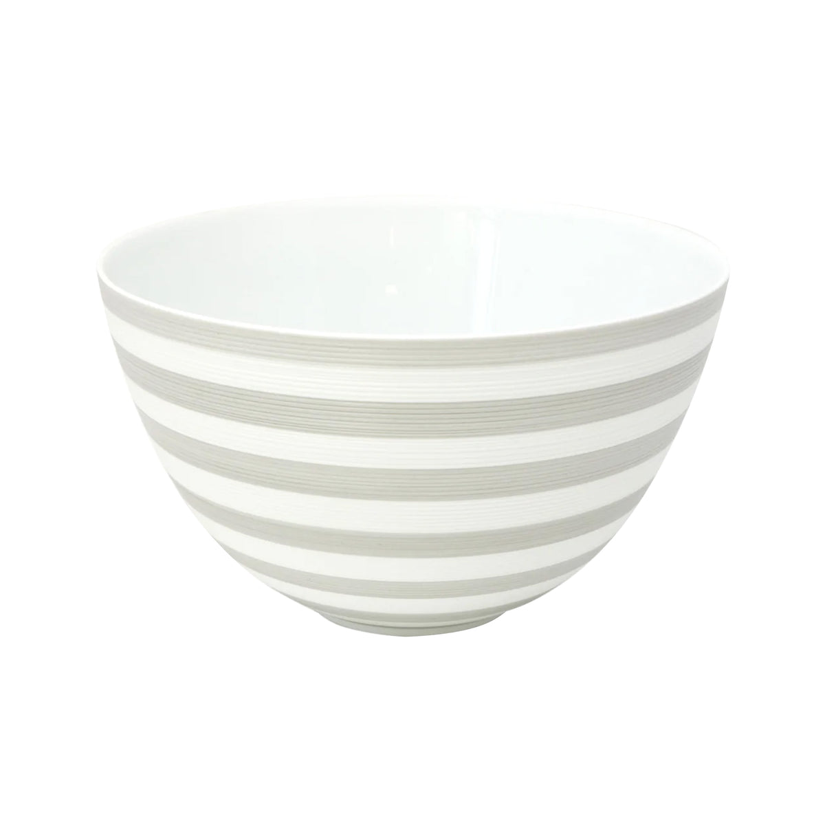 HEMISPHERE Grey Striped - Salad serving bowl, maxi