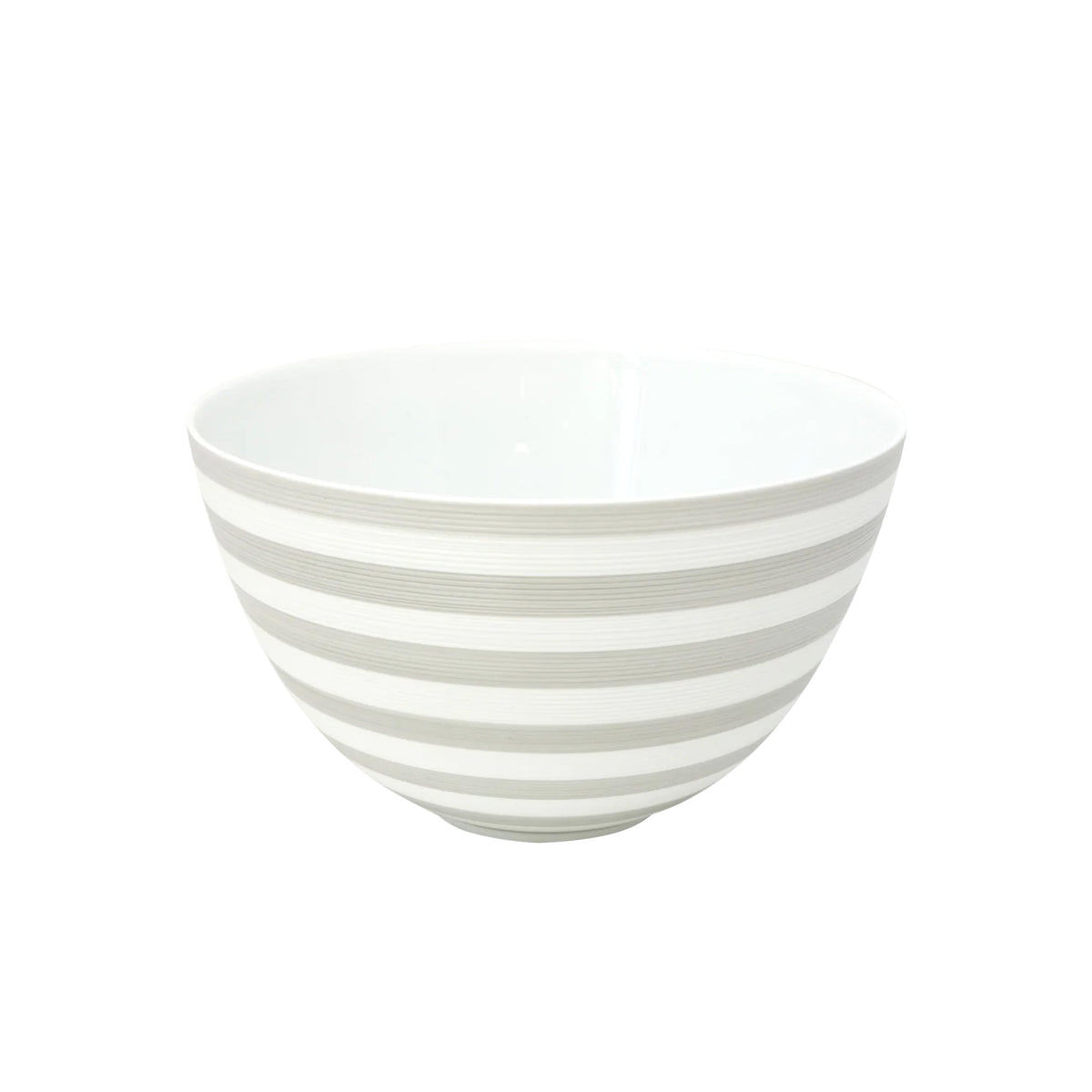 HEMISPHERE Grey Striped - Salad serving bowl, medium