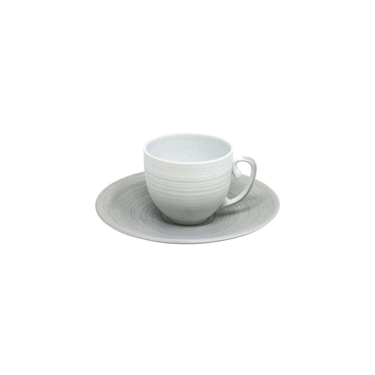 HEMISPHERE Grey - Coffee set (cup & saucer)