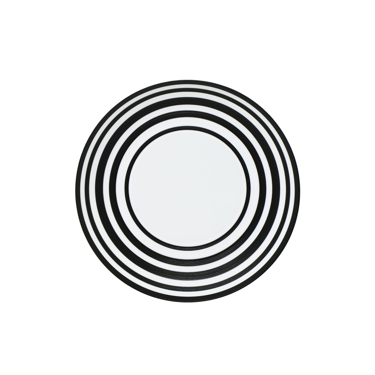 HEMISPHERE Striped Black Bakelite - Pasta plate MM