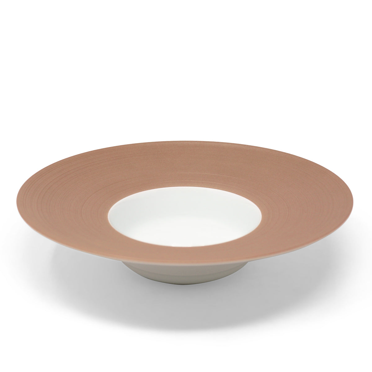 HEMISPHERE Pink Metallic - Flat dish with wing