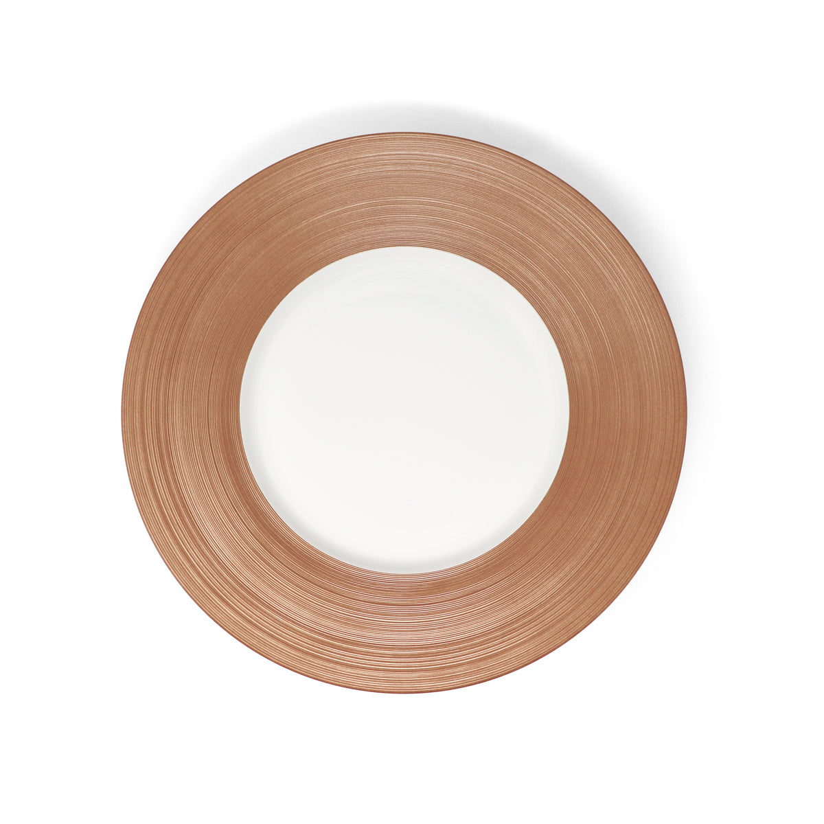 HEMISPHERE Pink Metallic - Flat dish with wing