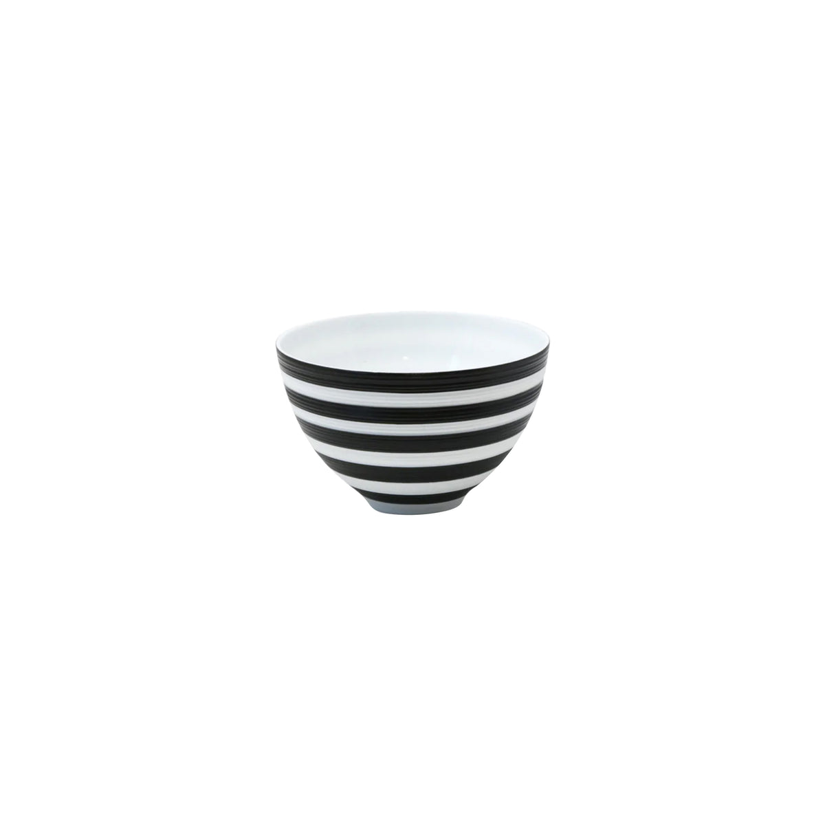 HEMISPHERE Black Striped Bakelite - Sake bowl