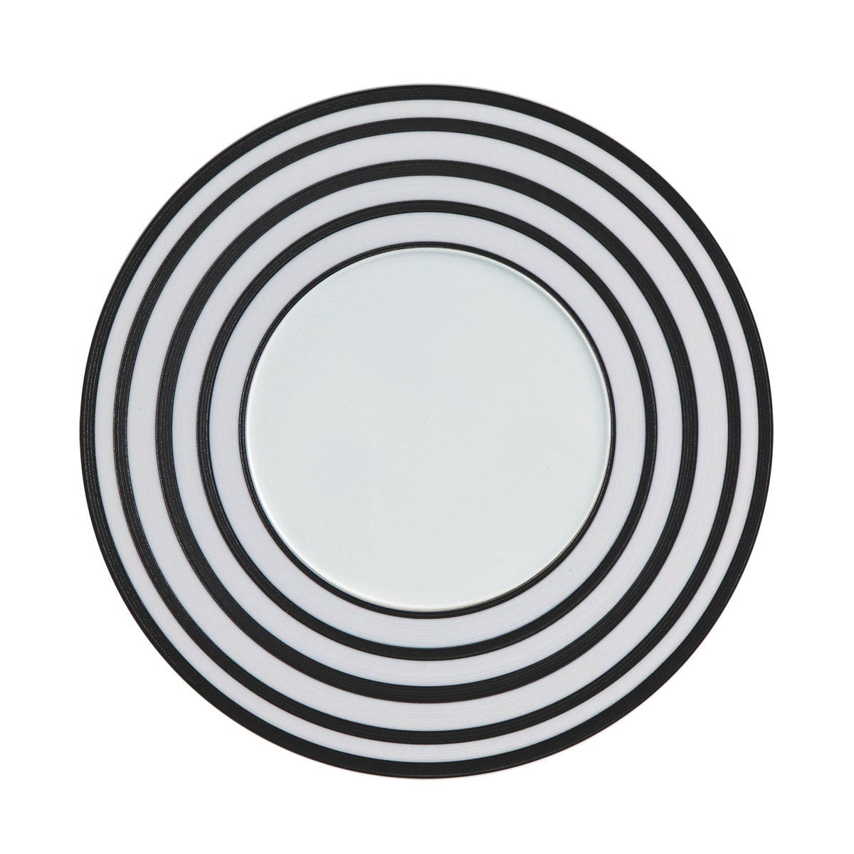 HEMISPHERE Striped Black Bakelite - 29 cm plate