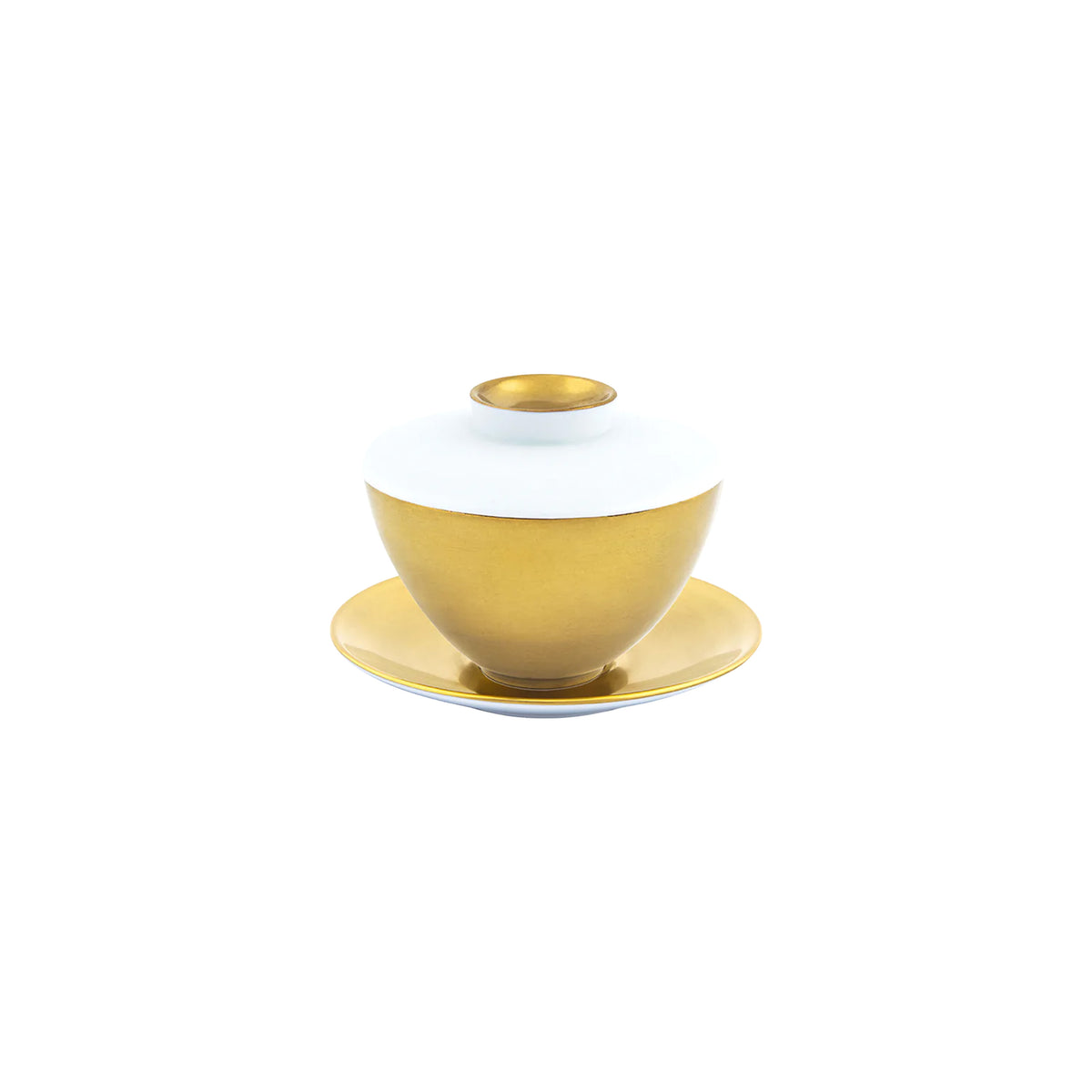 Asian line Gold - Tea set (cup & saucer) Asian (lid included)