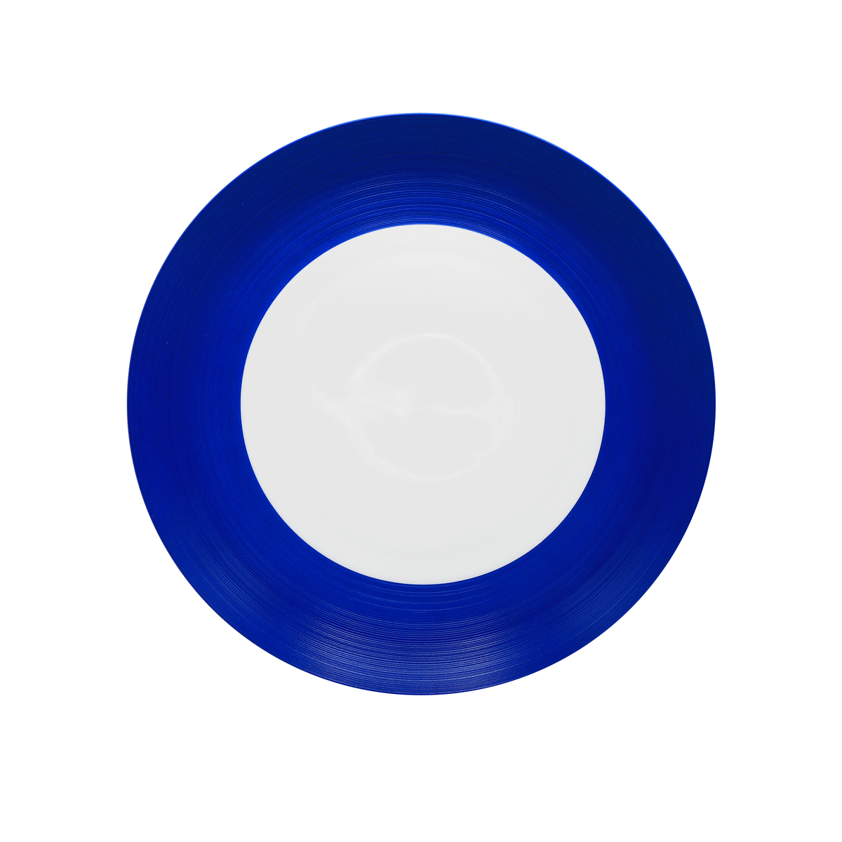HEMISPHERE Royal Blue - Flat round dish, maxi