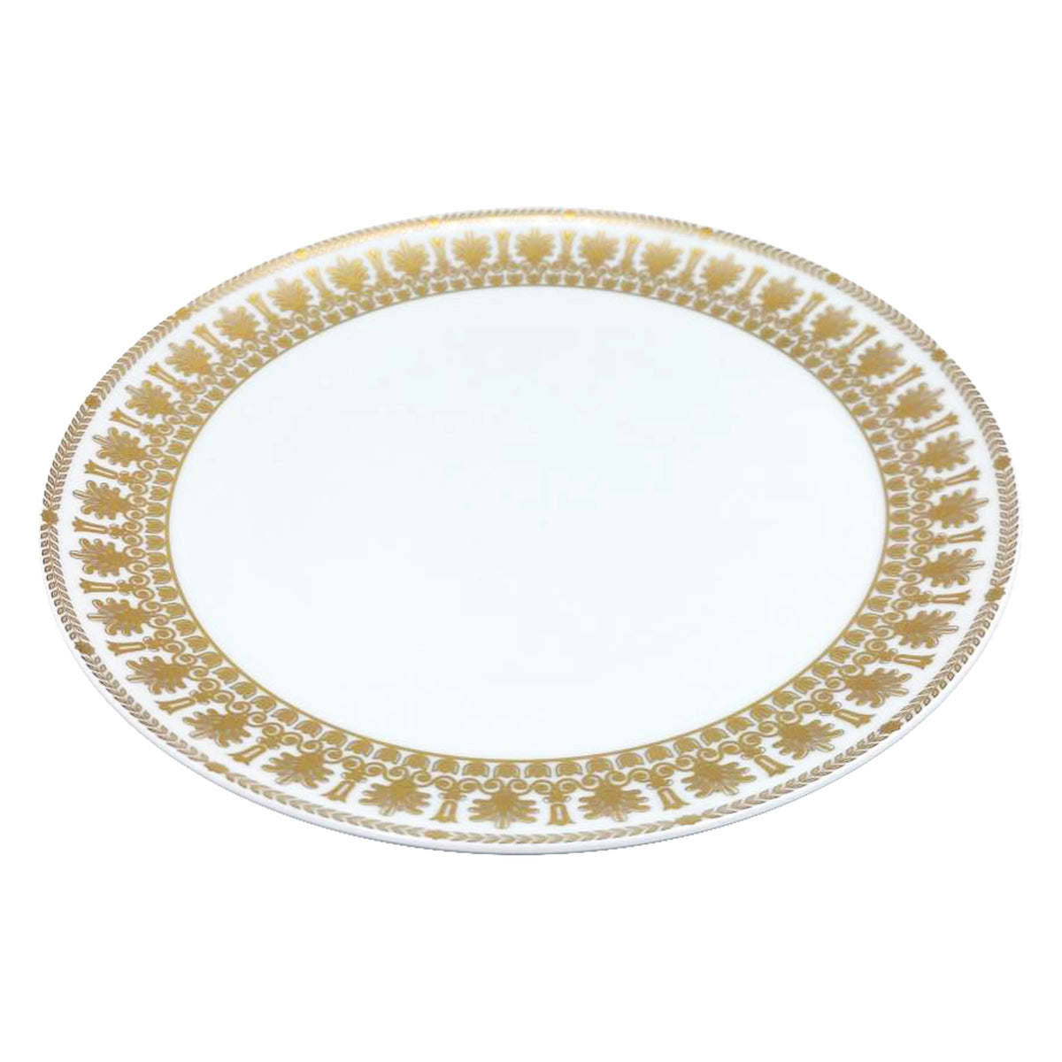 Gold EMPIRE - Flat round dish, medium