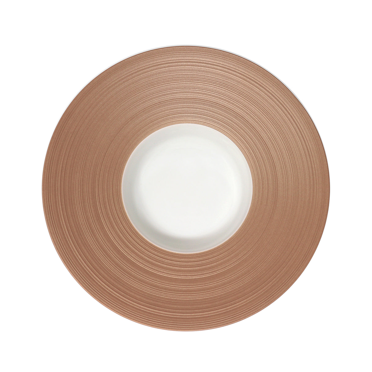 HEMISPHERE Metallic pink - Rim soup plate, large