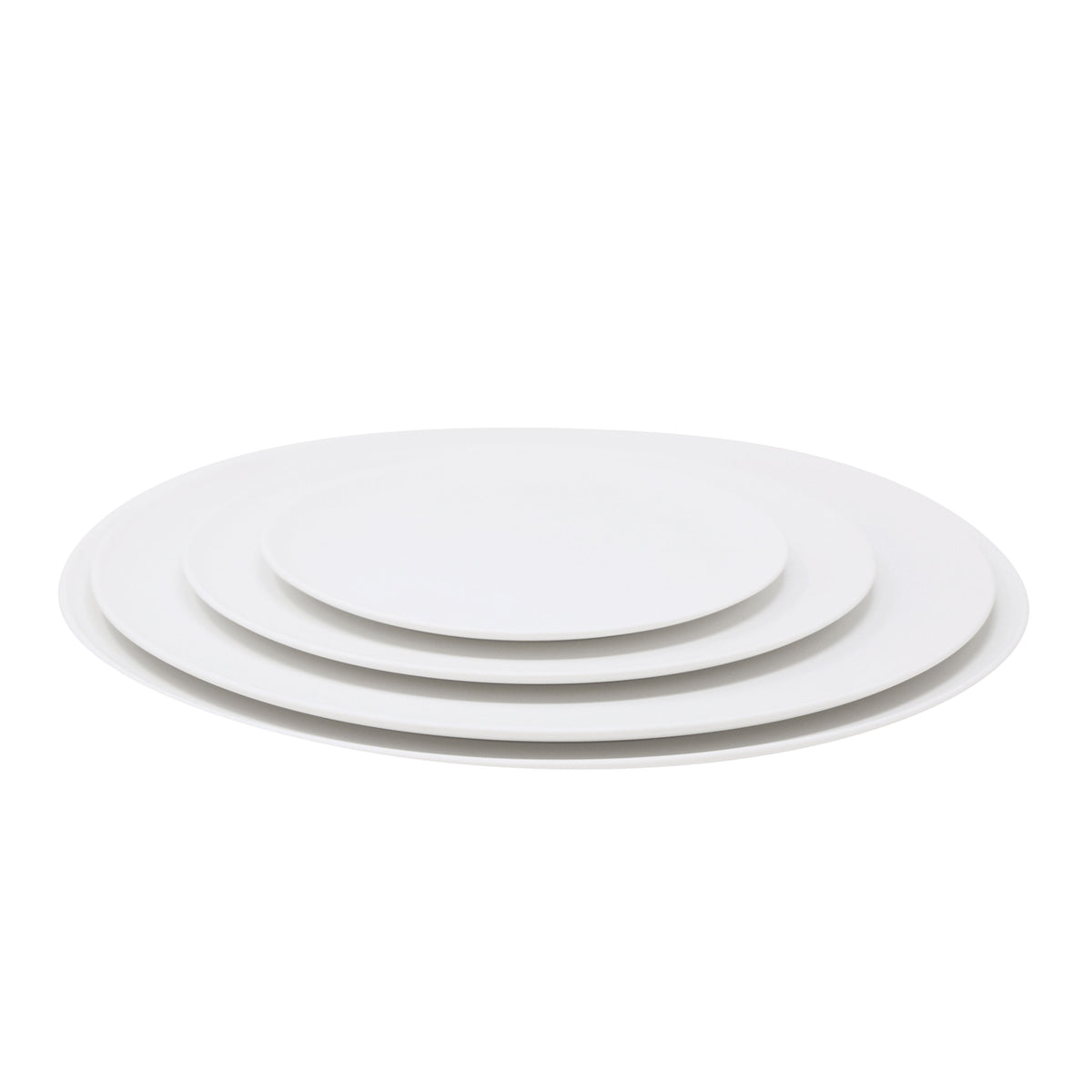 SLIM satin white - Dinner plate