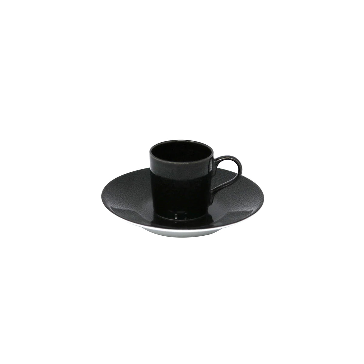 NOIR PAILLETÉ - Coffee set (cup & saucer)